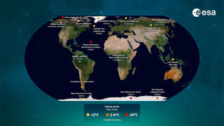 ESA map of Earth system tipping points